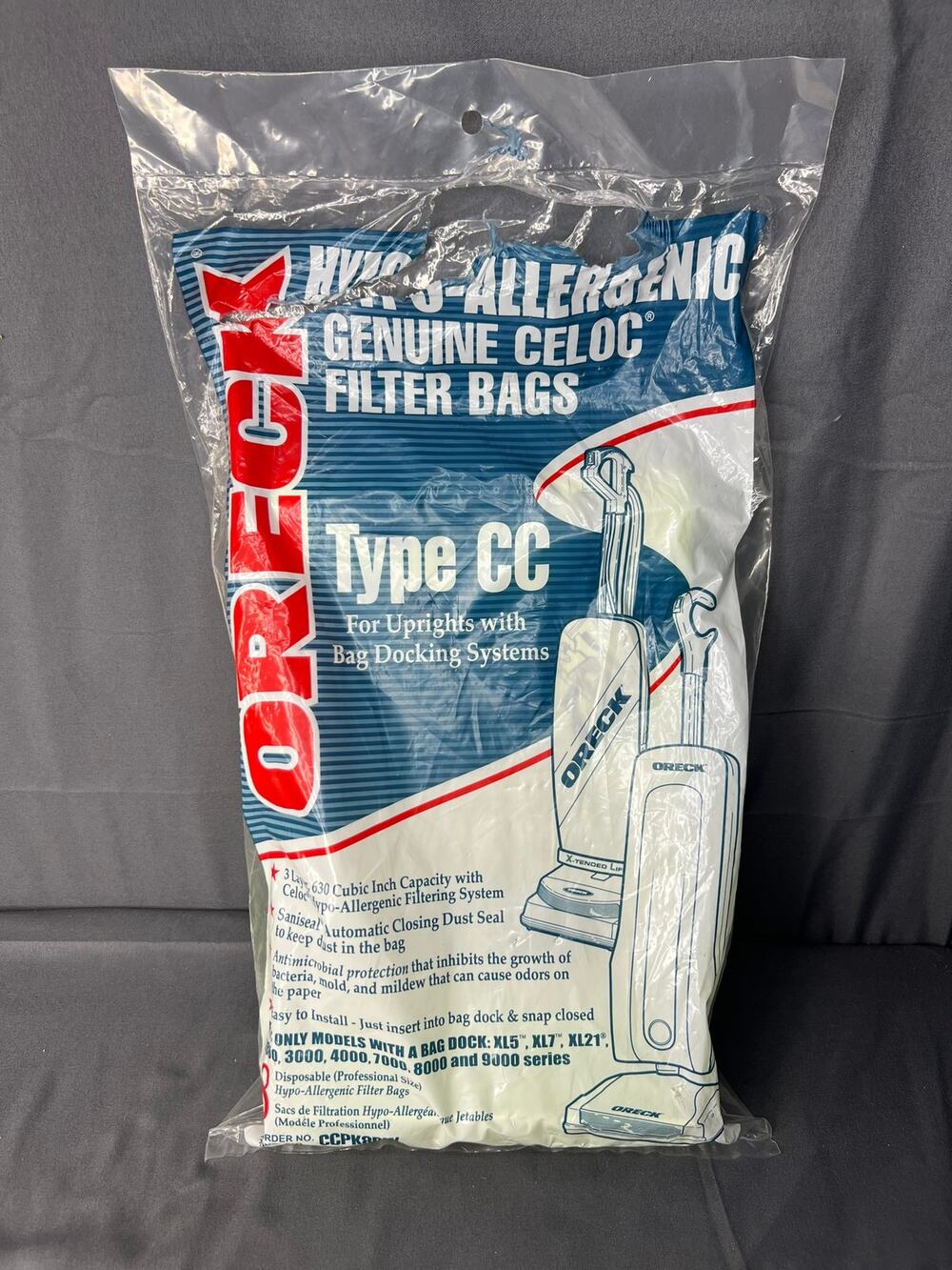 Oreck XL Vacuum Type CC Bags (5 remaining)